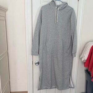 Lands End long Hooded Sweatshirt cozy